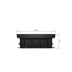 Внутрипольный конвектор Royal Thermo Atrium 75/200/1500-DG-U-BL