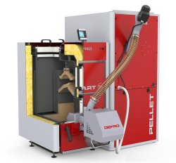 Напольный твердотопливный котел Defro Smart Ekopell 20